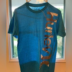 Hurley M S blue t shirt